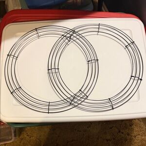 2 Wire Wreath Forms for DIY Wreath Making 14”